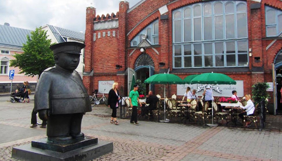 Oulu Market Hall, Oulu, Northern Finland, Finland